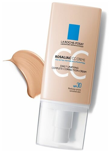 La Roche-Posay СС крем для кожи склонной к покраснениям Rosaliac, SPF 30 - фото 5