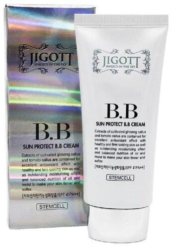 Jigott Aloe Sun Protect BB крем 50 мл, SPF 41 - фото 2
