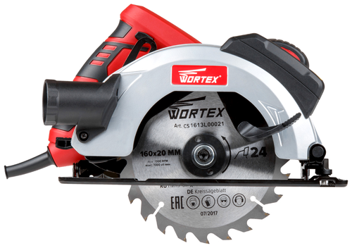 Пила циркулярная WORTEX CS 1613 L (CS1613L00021) - фото 3