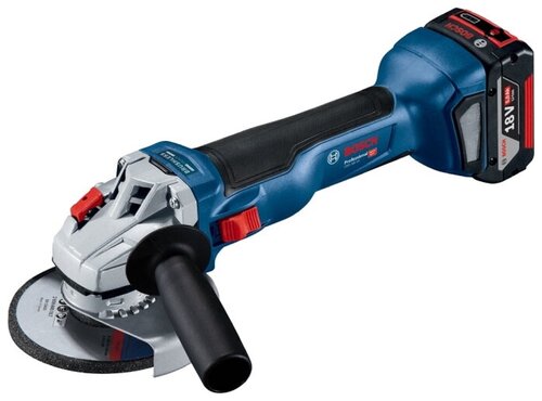Аккумуляторная УШМ BOSCH GWS 18V-10 5.0Ач х2 L-BOXX, 125 мм - фото 1