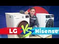 Видео - Cравнение LG F2J6HSDW 7 кг прямой привод или Hisense wf3s6021bw на 6 кг классический привод