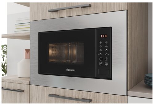 Микроволновая печь встраиваемая Indesit MWI 120 SX - фото 5