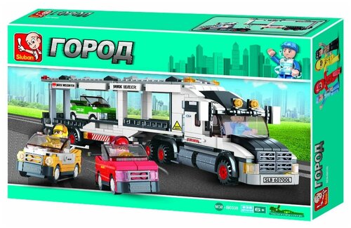 Конструктор SLUBAN Городская серия M38-B0339 TRANSPORTER TRUCK - фото 2
