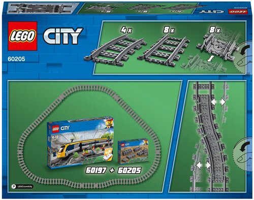 Конструктор LEGO City Trains 60205 Рельсы - фото 2