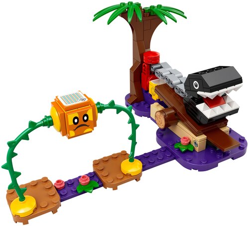 Конструктор LEGO Super Mario 71381 Дополнительный набор «Кусалкин на цепи — встреча в джунглях» - фото 4