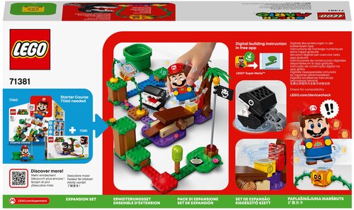Конструктор LEGO Super Mario 71381 Дополнительный набор «Кусалкин на цепи — встреча в джунглях» - фото 2