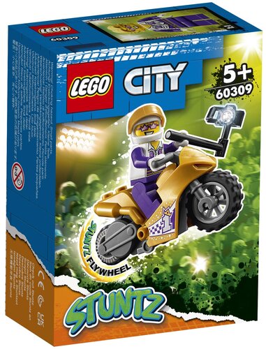 Конструктор LEGO LEGO City Stuntz 60309 Трюковый мотоцикл с экшн-камерой - фото 1