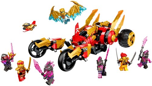 Конструктор LEGO NINJAGO 71773 Налетчик Золотого Дракона Кая - фото 4