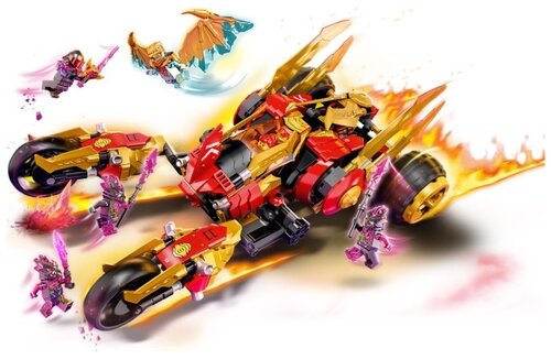 Конструктор LEGO NINJAGO 71773 Налетчик Золотого Дракона Кая - фото 5