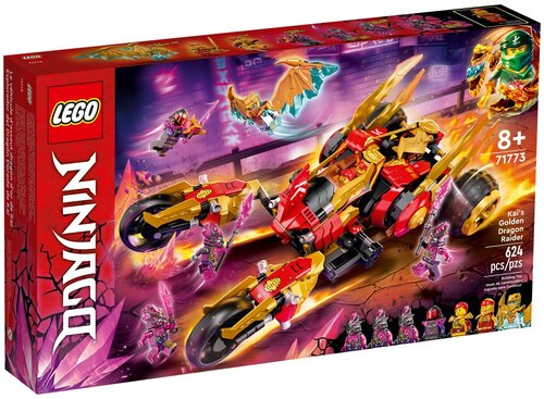 Конструктор LEGO NINJAGO 71773 Налетчик Золотого Дракона Кая - фото 1