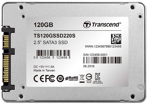 Твердотельный накопитель Transcend SSD220S 120 ГБ SATA TS120GSSD220S - фото 5