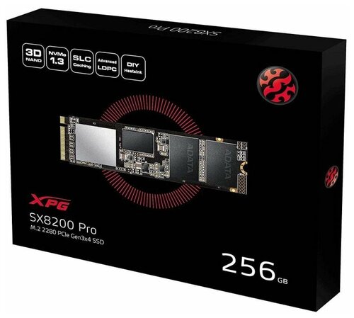 Твердотельный накопитель XPG SX8200 Pro 256 ГБ M.2 SX8200 Pro 256GB - фото 3