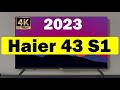 Видео - Телевизор Haier 43 Smart TV S1