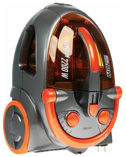 Пылесос DEXP V-2200VC серый - фото 1