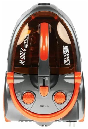 Пылесос DEXP V-2200VC серый - фото 2