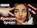 Видео - КРАШУ БРОВИ КРАСКОЙ ESTEL. КРАШУ БРОВИ КРАСКОЙ ЭСТЕЛЬ