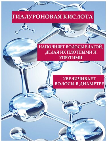 Швейцарский Шампунь с гиалуроновой кислотой Экстра Увлажнение и Объем, безсульфатный, профессиональный - фото 5