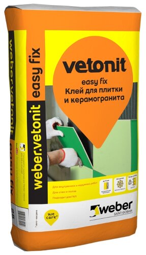 Клей Weber Easy Fix 25 кг - фото 2