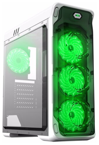 Компьютерный корпус GameMax StarLight White/green - фото 1