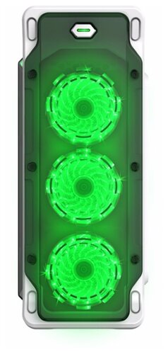 Компьютерный корпус GameMax StarLight White/green - фото 2