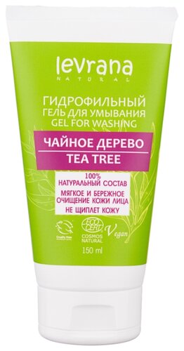Levrana гель для умывания гидрофильный Чайное дерево - фото 1