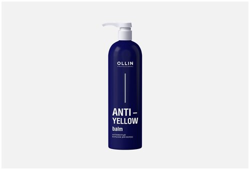 OLLIN PROFESSIONAL Аnti-yellow Антижелтый бальзам для волос 500мл - фото 1
