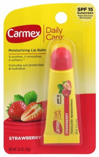 Carmex Бальзам для губ Strawberry tube - фото 1