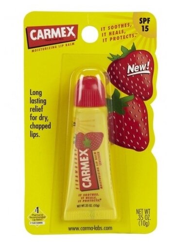 Carmex Бальзам для губ Strawberry tube - фото 2