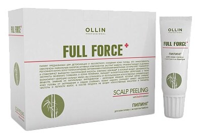 OLLIN Professional Full Force Пилинг для кожи головы с экстрактом бамбука - фото 1