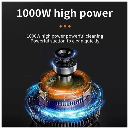 Пылесос, вертикальный ручной, бытовой, с контейнером, для уборки дома, офиса, телескопическая труба, с защитой от перегрева, длина шнура 4м,1000ВТ, - фото 4