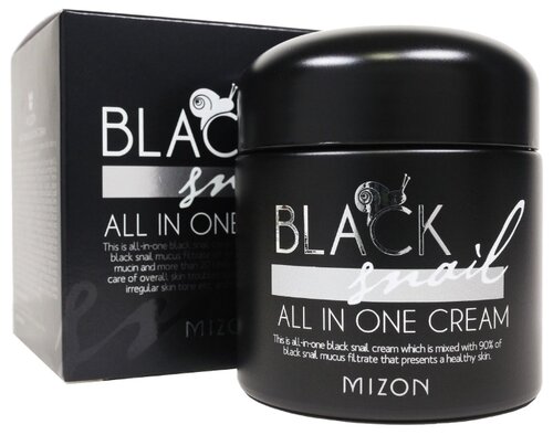 Mizon Black Snail All in one Cream Крем для лица с экстрактом черной улитки - фото 3