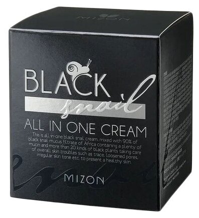 Mizon Black Snail All in one Cream Крем для лица с экстрактом черной улитки - фото 4