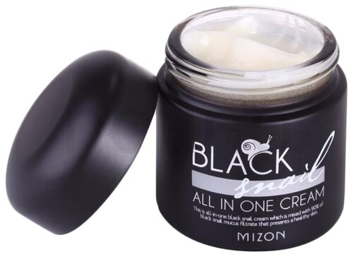 Mizon Black Snail All in one Cream Крем для лица с экстрактом черной улитки - фото 2