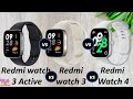 Видео - xiaomi redmi watch 3 Active vs Redmi watch 3 vs Redmi watch 4