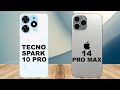 Видео - Tecno spark 10 pro vs iphone 14 pro max - Full comparison!