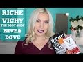 Видео - Покупки уходовой косметики | волосы , тело , лицо | The Body Shop , Vichy , Riche , Nivea , Dove