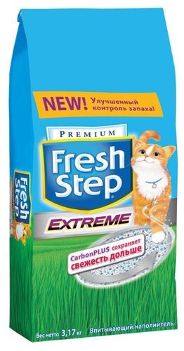 Впитывающий наполнитель Fresh Step Premium Extreme 3.17 кг - фото 1