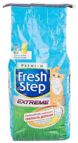 Впитывающий наполнитель Fresh Step Premium Extreme 3.17 кг - фото 2