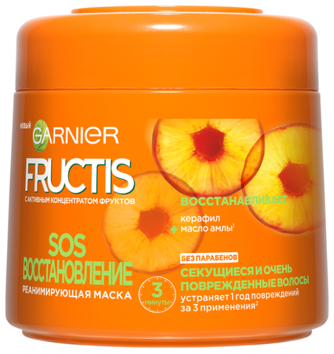 GARNIER Маска для волос Fructis SOS восстановление - фото 1