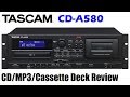 Видео - New TASCAM CD-A580 CD/MP3/cassette deck review