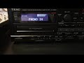 Видео - TEAC AD-RW900 - CD Recorder direct from Vinyl via phone inputs - Kraftwerk - HQ Direct Audio Demo