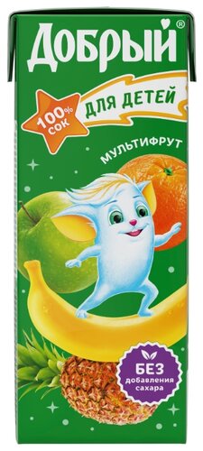 Сок Добрый для детей Мультифрут, без сахара - фото 1