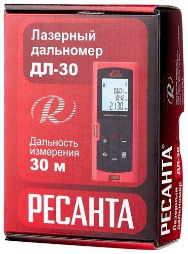 Лазерный дальномер РЕСАНТА ДЛ-30 - фото 3