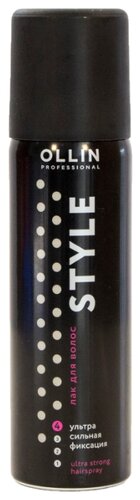 OLLIN Professional Лак для волос, экстрасильная фиксация - фото 1