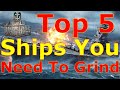 Видео - World of Warships- Top 5 Techline Ships You NEED To Grind