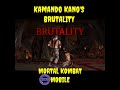 Видео - Mk Mobile | Kano Brutality