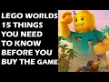 Видео - Lego Worlds - 15 Things You Need To Know Before You Buy