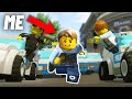 Видео - Lego City Undercover but 100 Police are HUNTING Me