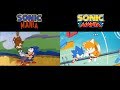 Видео - The Adventures of Sonic Trailer vs. Sonic Mania Trailer | Side by Side