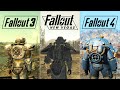 Видео - Fallout 3 vs Fallout New Vegas vs Fallout 4 | Physics and Details Comparison